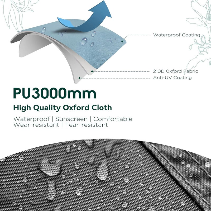 JAICOM Tent Footprint - Waterproof Camping Tarp, 1-6 Person Tent Floor Saver, PU 3000mm Small Tarp for Hiking, Backpacking, Hammock, Beach, Picnic and Other Outdoor Activities - Image 3